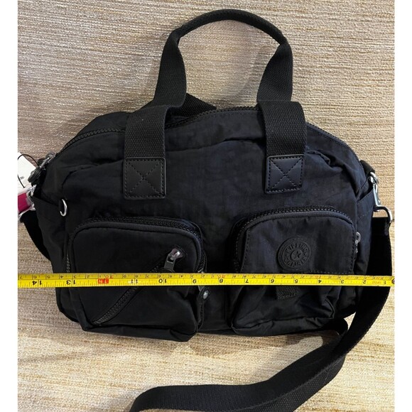 Kipling Defea Black Shoulder Crossbody Messenger Bag NWT NEW Size Medium - Picture 12 of 13